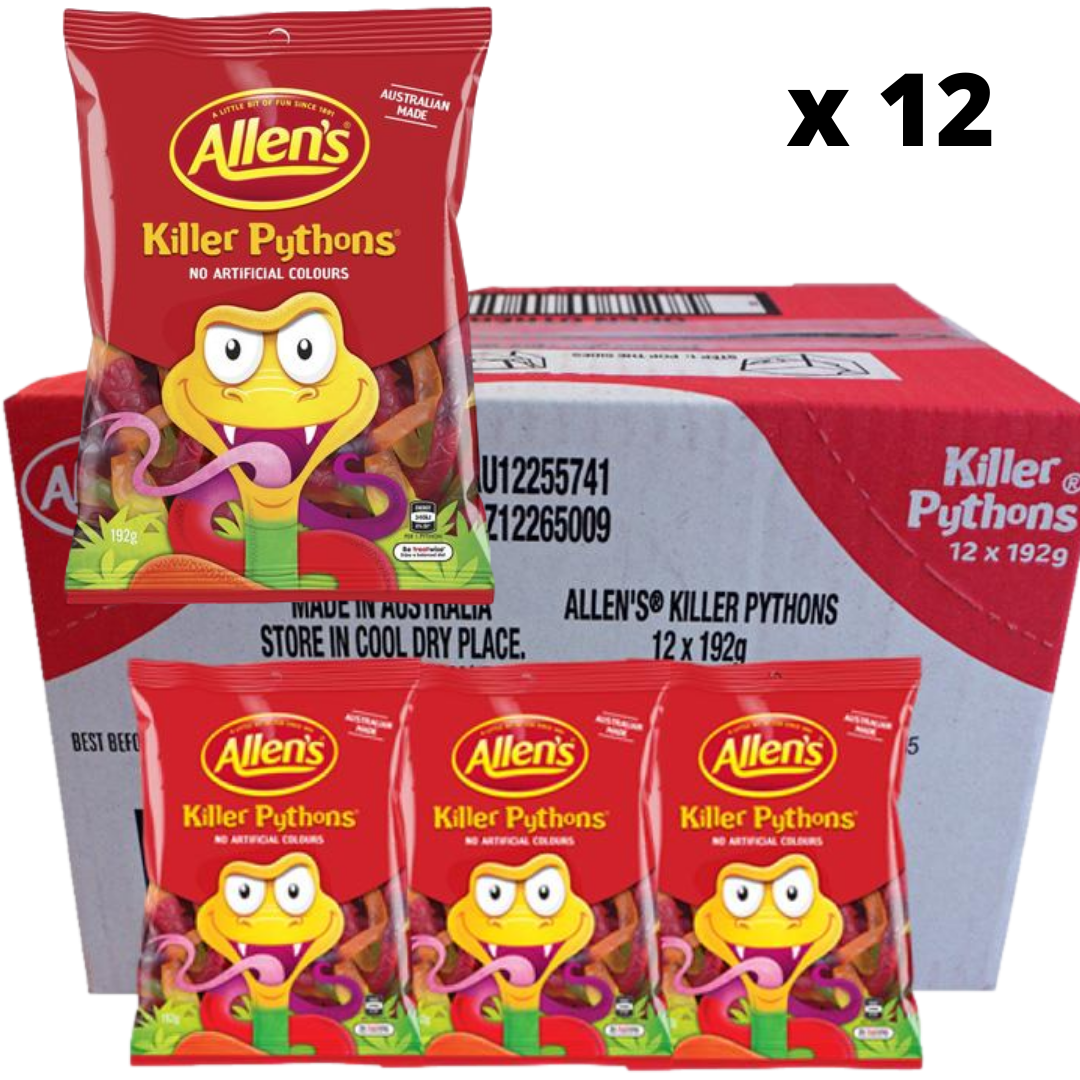 Allens Killer Python 192g - 12 Packs – showbagsgalore